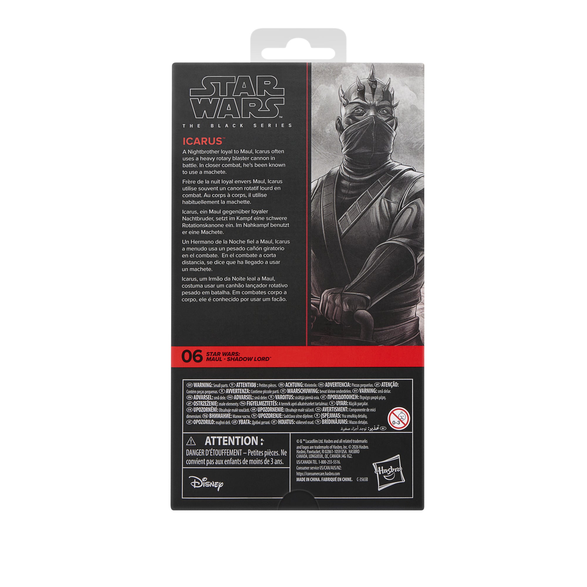 PRE-ORDER Star Wars Black Series (Maul Shadow Lord) Icarus