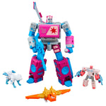 Transformers SDCC em and the Holograms Autobot Blaster & KP Glit, KP Sundor, and KP Rosanna