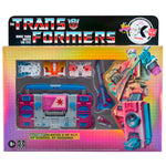 Transformers SDCC em and the Holograms Autobot Blaster & KP Glit, KP Sundor, and KP Rosanna