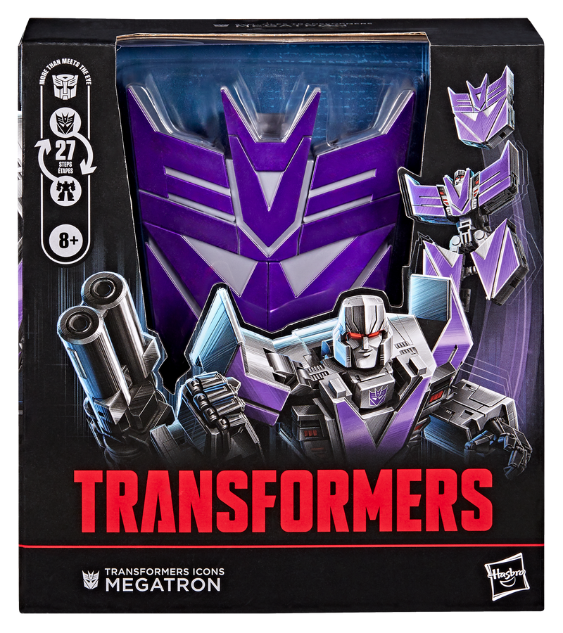 PRE-ORDER Transformers Icons Decepticon Symbol Megatron