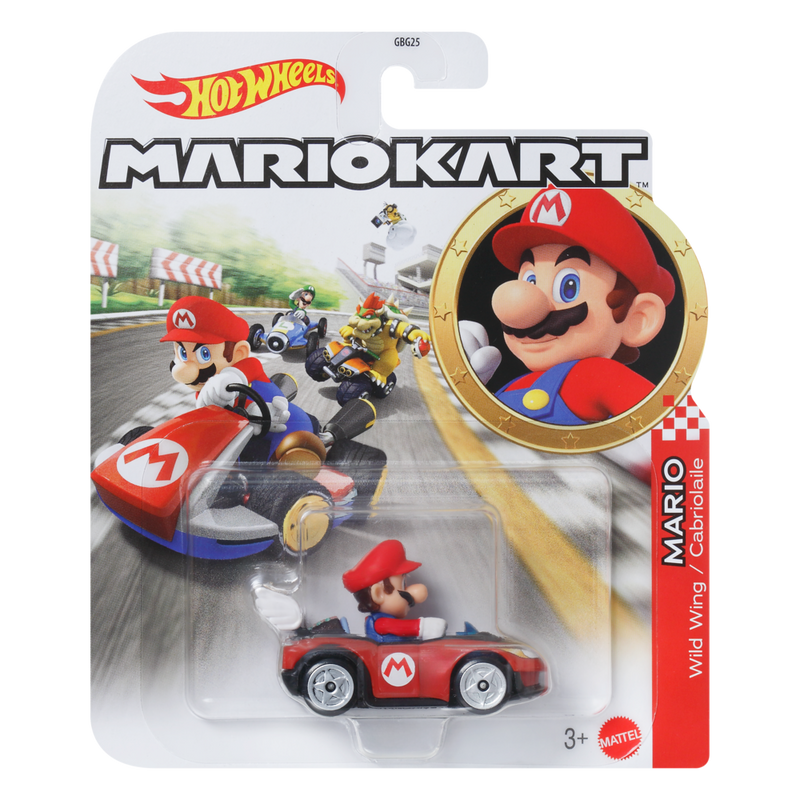 Hot Wheels Mariokart Mario Wild Wing