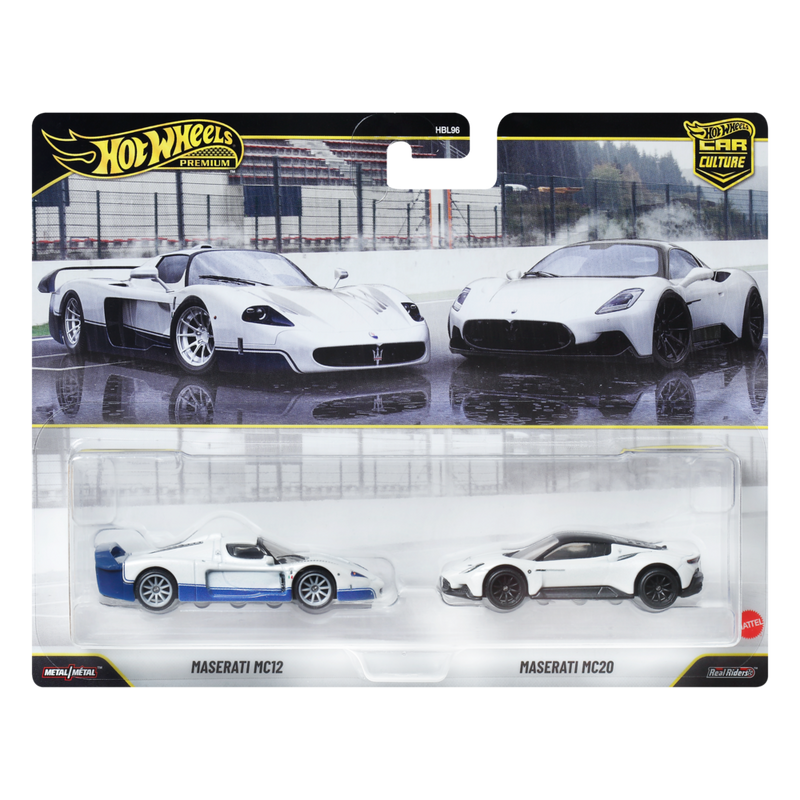 Hot Wheels Premium Car Culture Maserati MC12 & Maserati MC20
