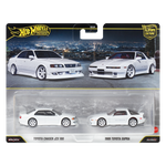 Hot Wheels Premium Car Culture Toyota Chaser JZX 100 & 1989 Toyota Supra