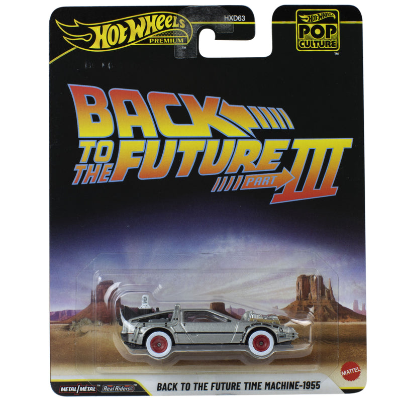 Hot Wheels Pop Culture Back To The Future III Time Machine