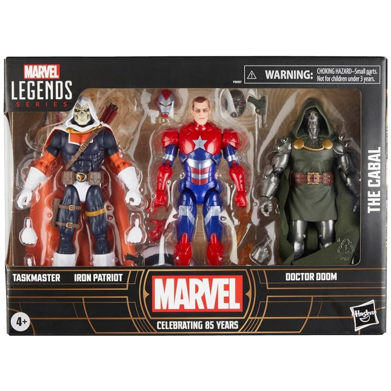 Marvel Legends The Cabal 3 Pack - Doctor Doom, Iron Patriot & Taskmaster