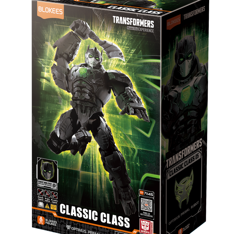 PRE-ORDER Transformers Blokees Classic Class Rise of the Beasts 13cm Optimus Primal Robot Mode