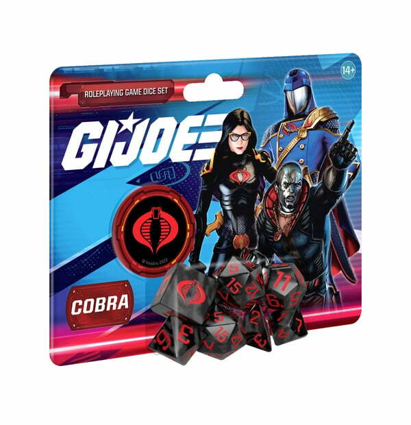 G.I. JOE Roleplaying Game Dice Set (Cobra)