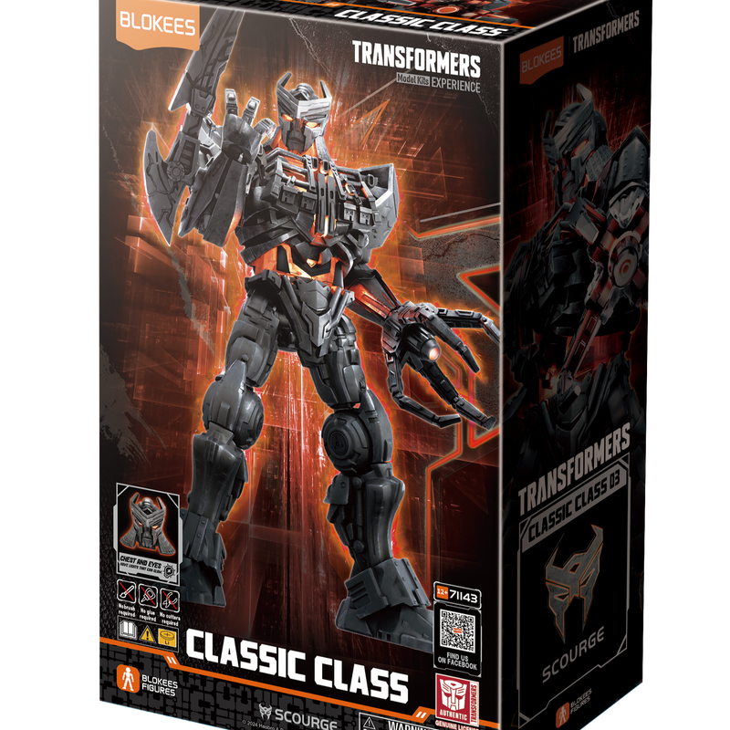 PRE-ORDER Transformers Blokees Classic Class Rise of the Beasts 13cm Scourge