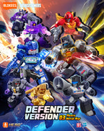PRE-ORDER Transformers Blokees Defender Version 3 Heavy Metal War SEALED BOX OF 12
