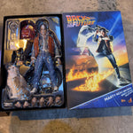 Hot Toys Back to the Future Marty McFly and Einstein 1/6 Scale Figure PRE OWNED