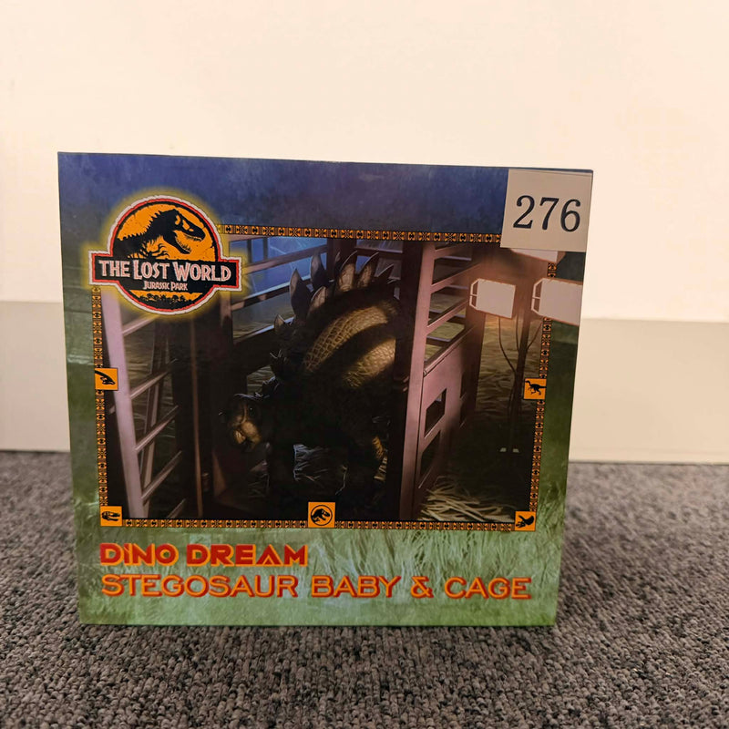 Dino Dream Jurassic Park The Lost World Stegasuarus Baby and Cage 1/30 Scale Resin Model