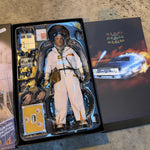 Hot Toys Back to the Future Doc Brown Deluxe Version 1/6 Scale Figure PRE OWNED