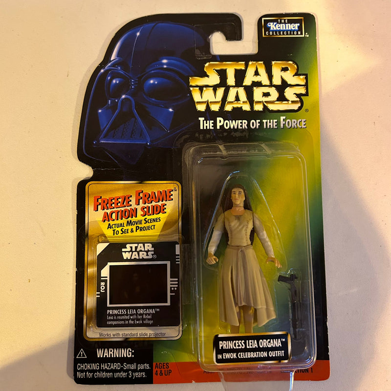 Star Wars Power of the Force Princess Leia Organa in Ewok Celebration Outfit