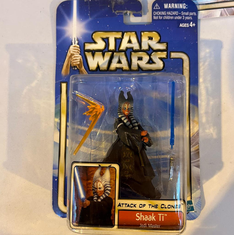 Star Wars Saga Blue Card Attack of the Clones Shaak Ti