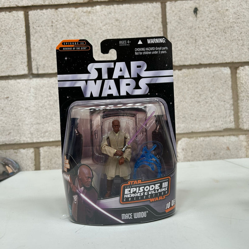 Star Wars The Saga Collection Heroes and Villains Mace Windu