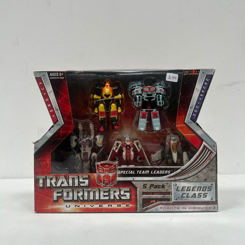 Transformers Universe Legends Team Leaders 5 Pack