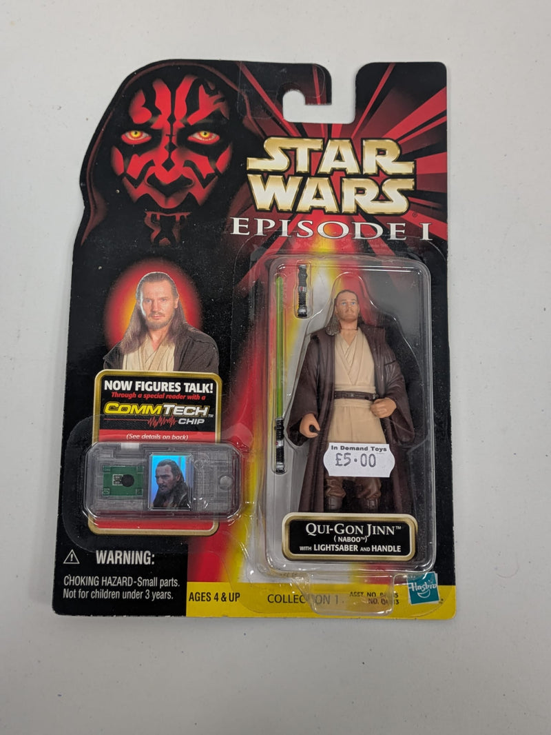Star Wars Episode 1 Qui-Gon Jinn (Naboo) with Lightsaber and Handle