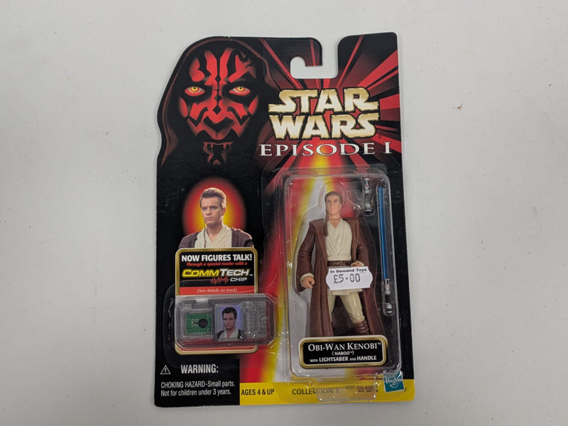 Star Wars Episode 1 Obi-Wan Kenobi (Naboo) with Lightsaber and Handle