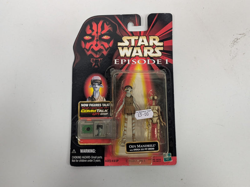 Star Wars Episode 1 Ody Mandrell with Otoga 222 Pit Droid