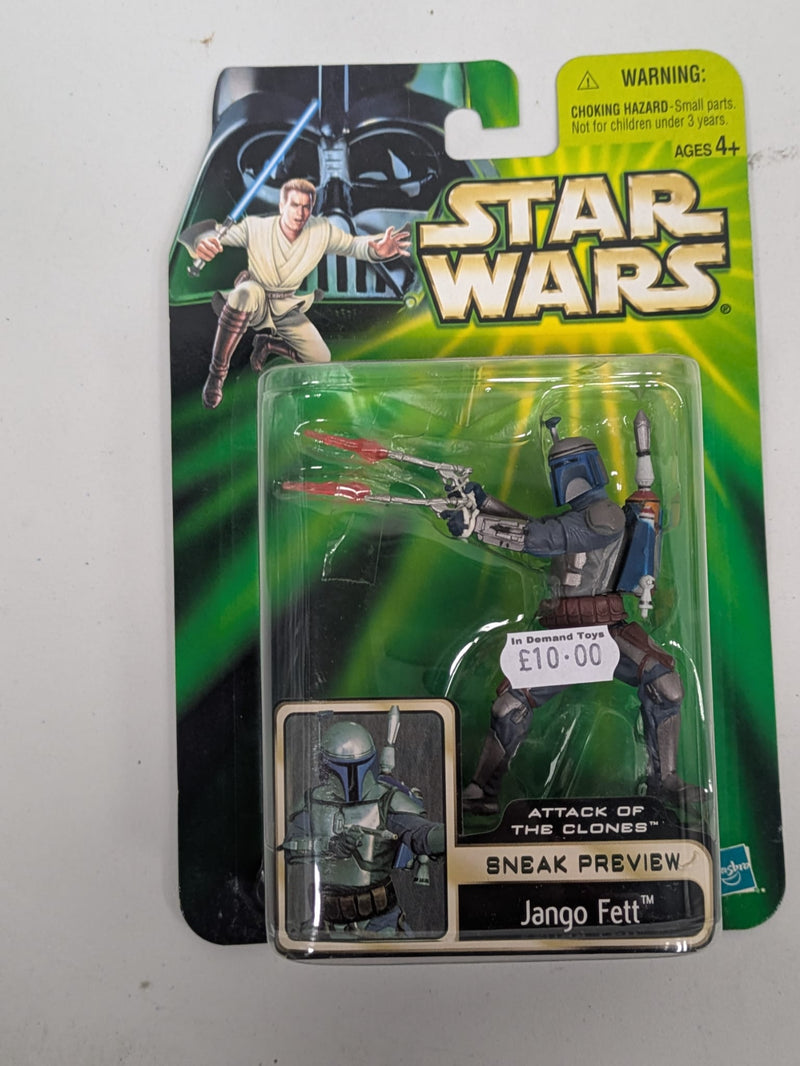 Star Wars Power Of The Jedi Jango Fett Sneak Preview Attack Of The Clones