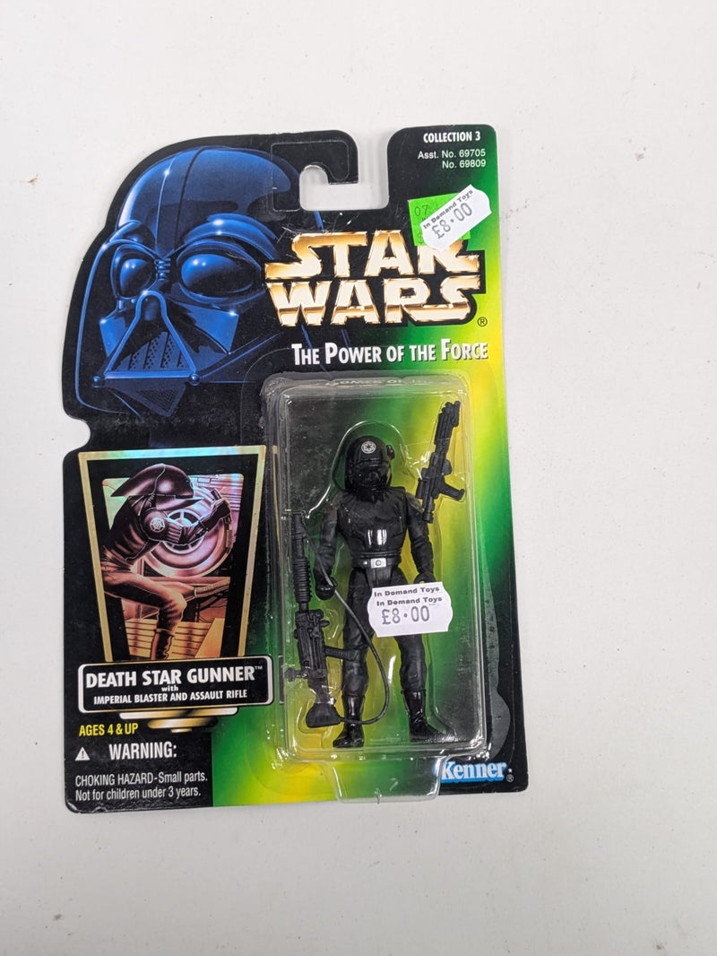 Star Wars The Power Of The Force Death Star Guner with Imperial Blaster and Assult Rifle (Collection 3)