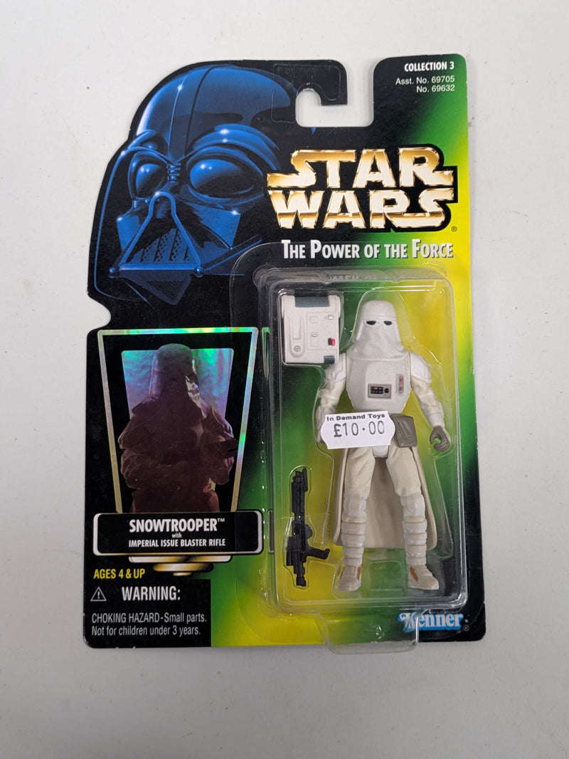 Star Wars The Power Of The Force Snowtrooper with Imperial Issue Blaster Rifle (Collection 3)
