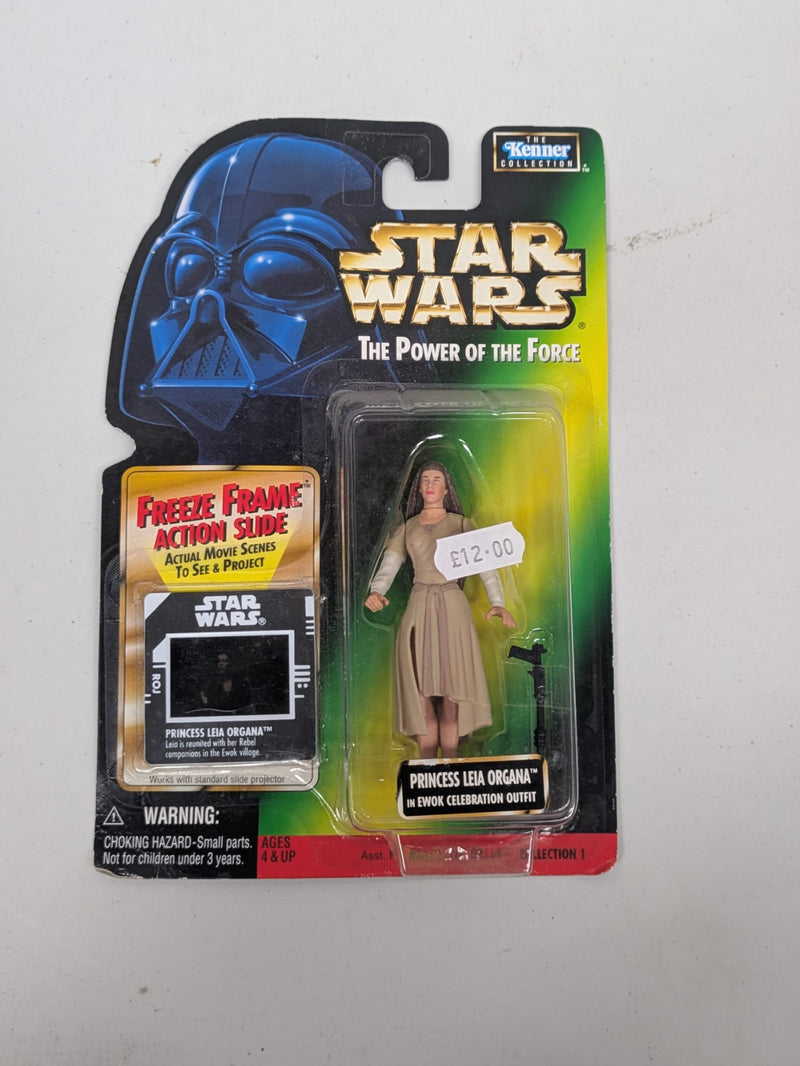 Star Wars The Power Of The Force Princess Leia Organa in Ewok Celebration Outfit (Freeze Frame Action Slide) Collection 1)