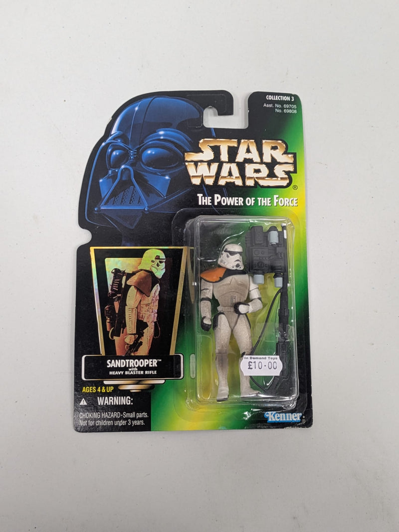 Star Wars The Power Of The Force Sandtrooper with Heavy Blaster Rifle (Collection 3) Glossy Picture