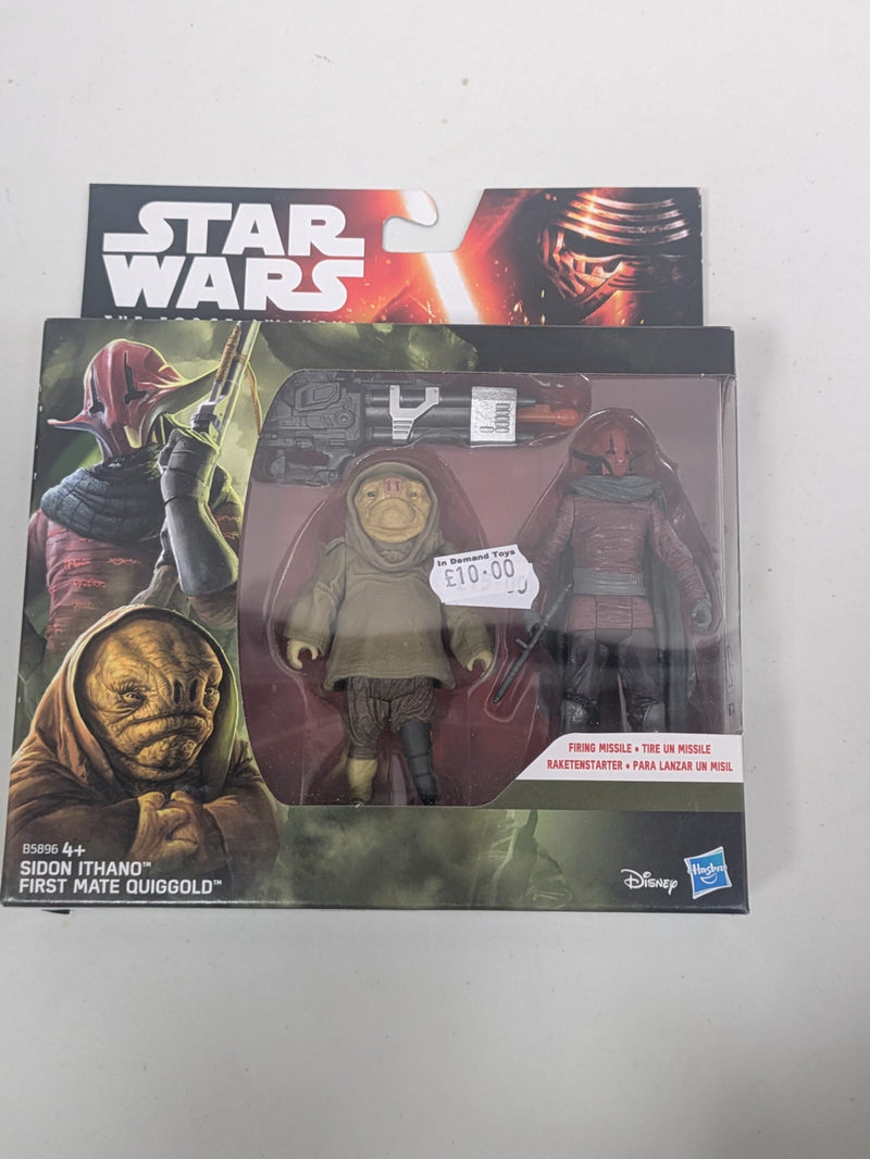 Star Wars The Force Awakens Sidon Ithano and First Mate Quiggold