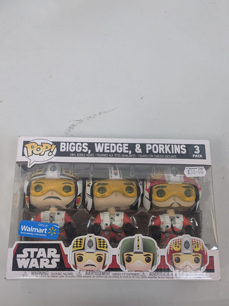 Star Wars Funko Pop Biggs, Wedge and Porkins