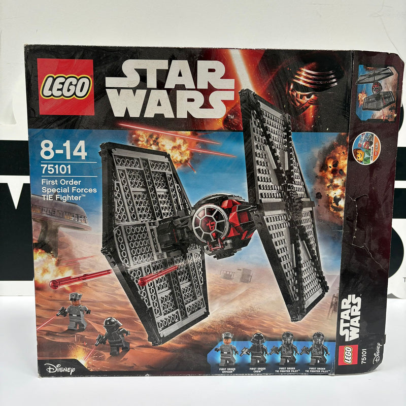 Star Wars Lego First Order Special Forces Tie Fighter (75101) BOXED ONLY 2 MINI FIGURES
