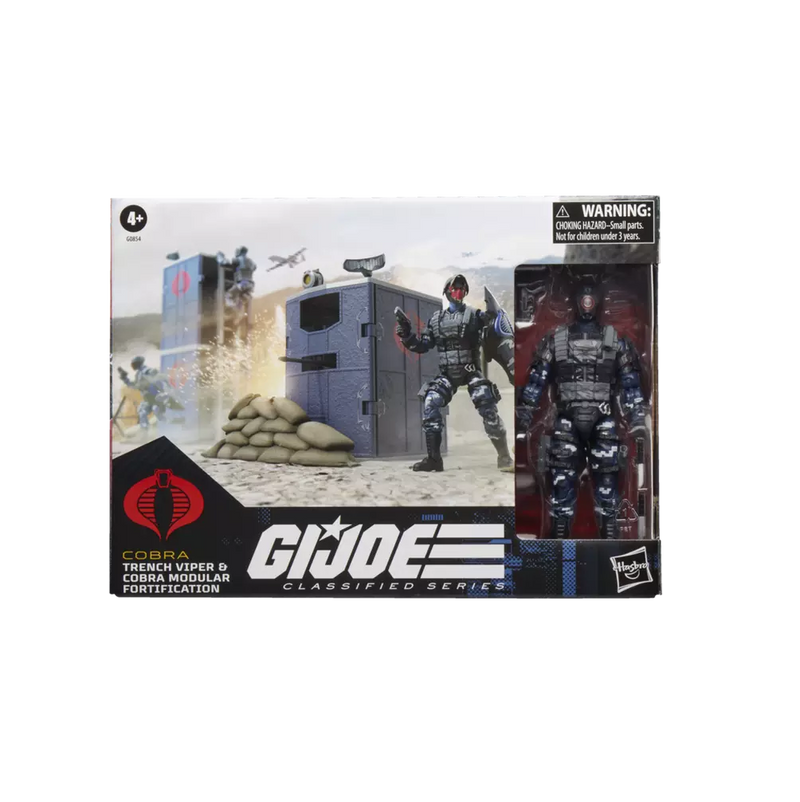 PRE-ORDER G.I. Joe Classified Series Trench Viper & Cobra Modular Fortification