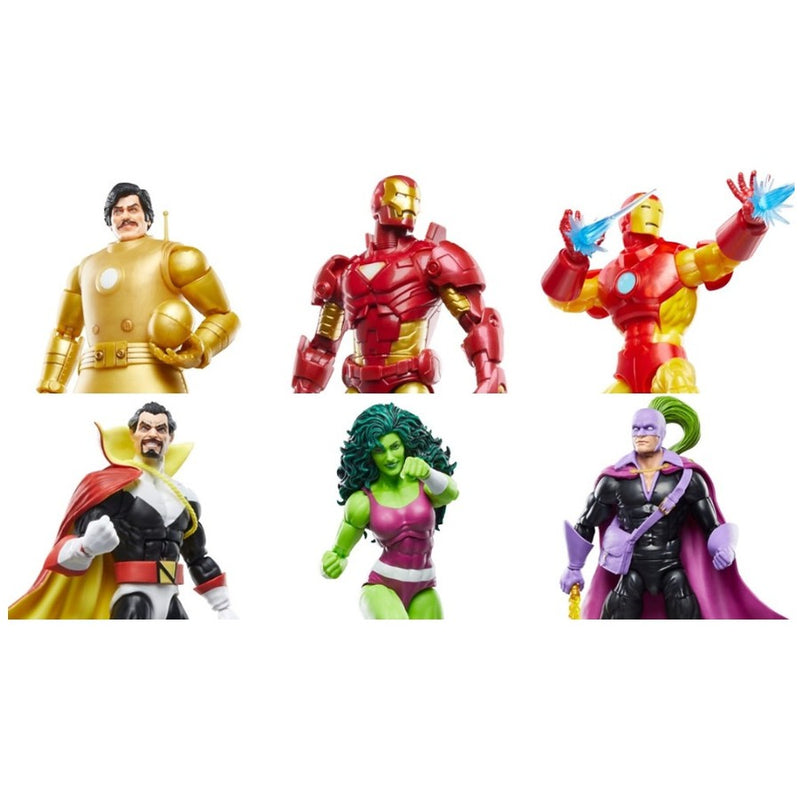 PRE-ORDER Marvel Legends Retro Iron Man Set of 6