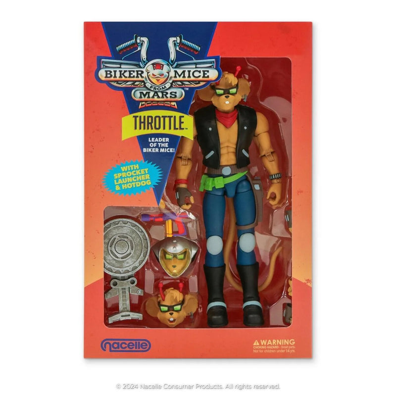 Biker Mice From Mars 7" Figure Throttle