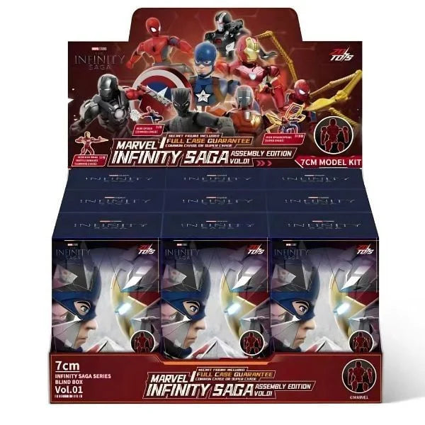 Marvel Infinity Saga ZD Toys Assembly Edition Vol 01 SEALED BOX of 9 BLIND BOXES