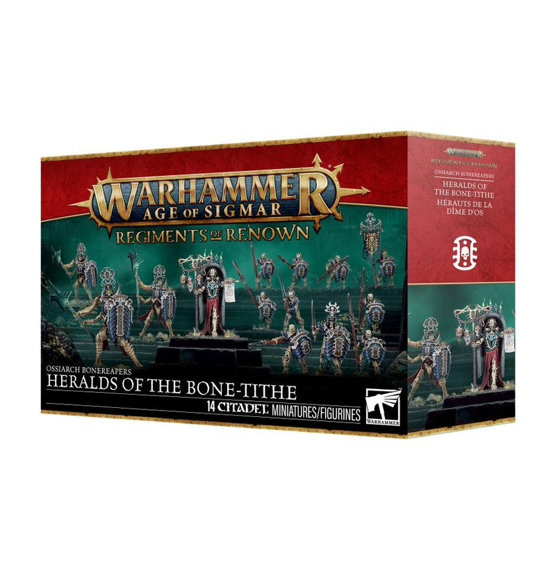 Warhammer Age of Sigmar Ossiarch Bonereapers Heralds of the Bone-Tithe