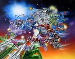 Transformers G1 Artwork Prints Set of 7