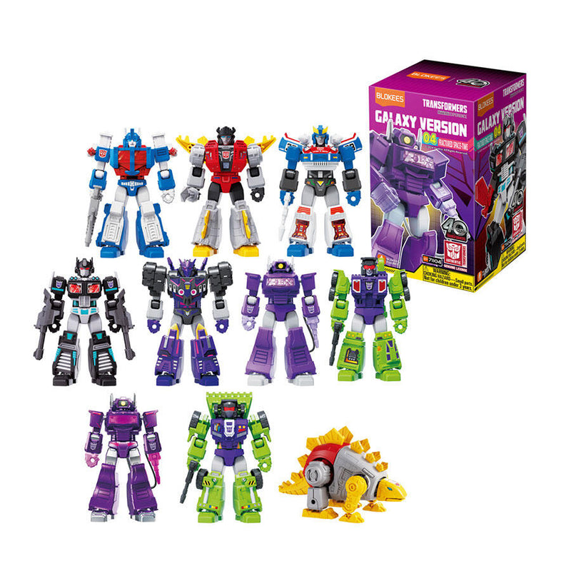 PRE-ORDER Transformers Blokees Galaxy Version 04 Fractured Space-Time BOX OF 9 FIGURES