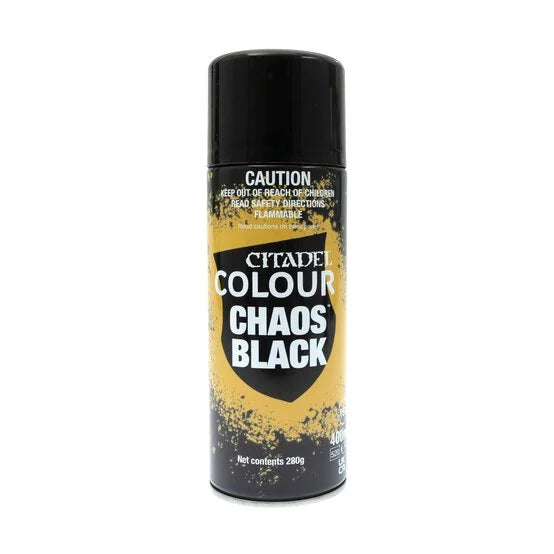 Warhammer Citadel Chaos Black Spray Paint