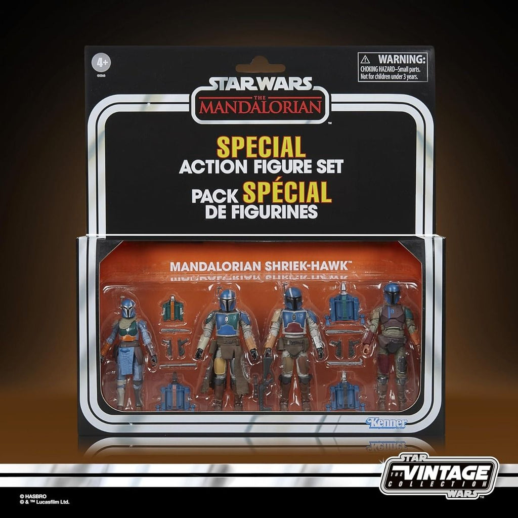 Star Wars Vintage Collection (The Mandalorian) Shriek-Hawk 4 Pack – In ...