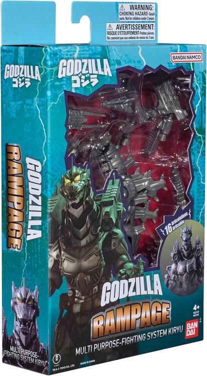 Bandai Godzilla Rampage Multi Purpose-Fighting System Kiryu 6" Figure