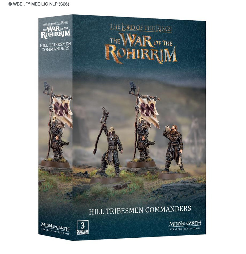 Warhammer The Lord of the Rings The War of the Rohirrim Hill Tribesmen Commanders