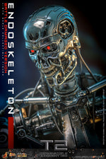 PRE-ORDER Hot Toys Terminator 2 Judgment Day Endoskeleton (Battle Damage Version) 1/6 Scale Collectible Figure IMPORT STOCK