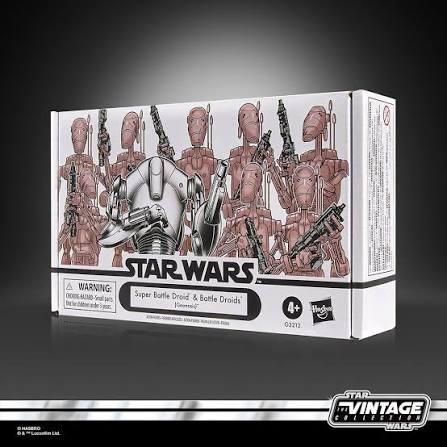Star Wars Vintage Collection Battle Droid Army 4 Pack