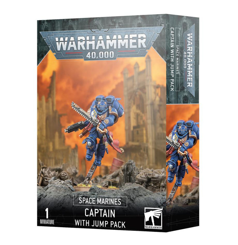 Warhammer 40,000 Space Marines Captain with Jump Pack