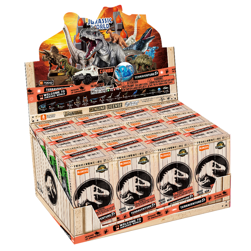 PRE-ORDER Blokees Jurassic World Terraventure TS02 SEALED BOX OF 12