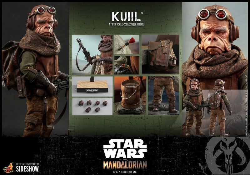 Hot Toys Star Wars The Mandalorian Kuiil 1/6 Scale Collectible Figure