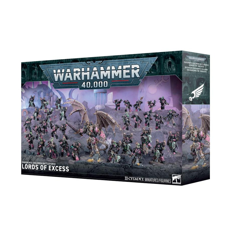 Warhammer 40,000 Emperor's Children Battleforce Lords of Excess