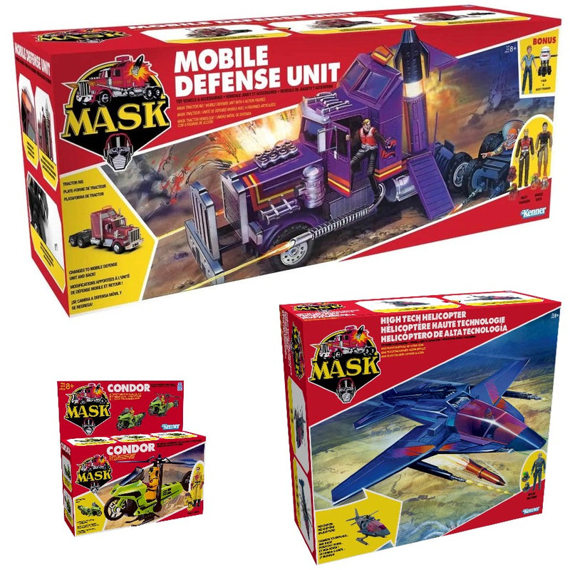 M.A.S.K SDCC Rhino , Switchblade & Condor Bundle