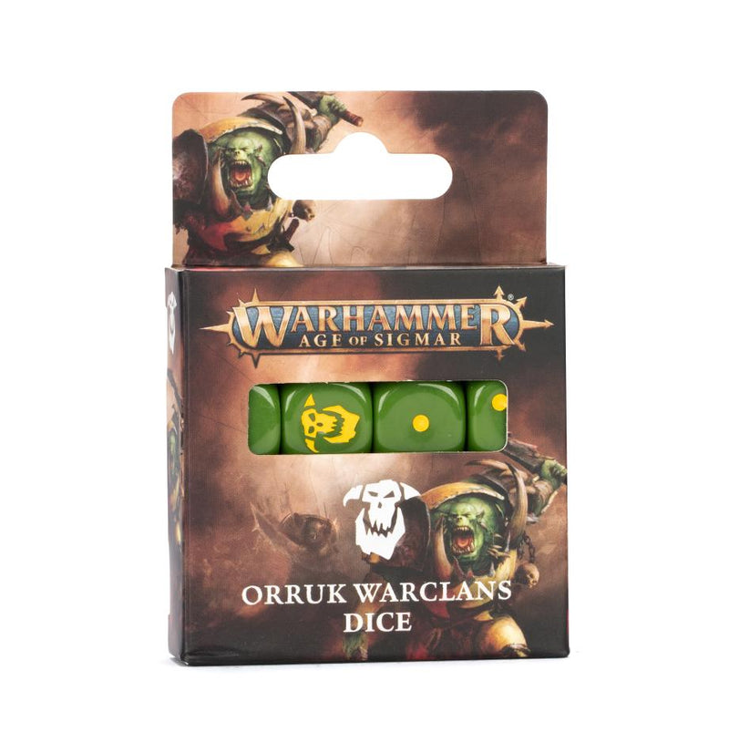Warhammer Age of Sigmar Orruk Warclans Dice